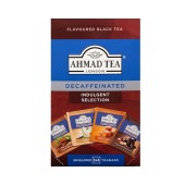 Ahmad Tea Black Tea | Decaffeinated Indulgent Selection | Vanilla, Sweet Caramel, Chocolate & Hazelnut, Cinnamon Spice | 20 Teabag Sachets