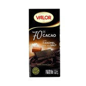 Valor 70% cacao with caramel and sea salez  - 100g