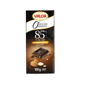 VALOR Chocolate valor 85% con almendras - 100g