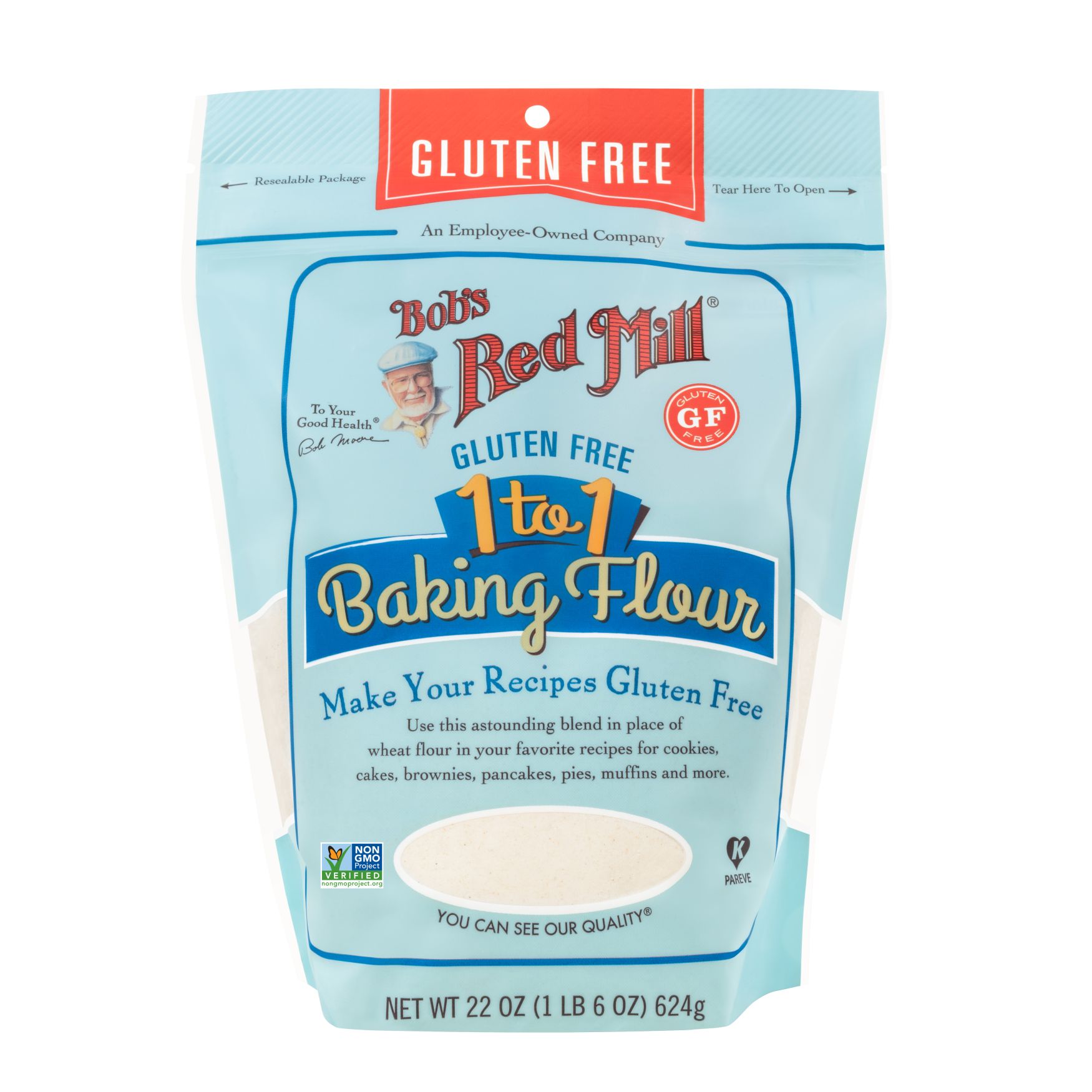 Bob's Red Mill Gluten Free 1-to-1 Baking Flour 624g