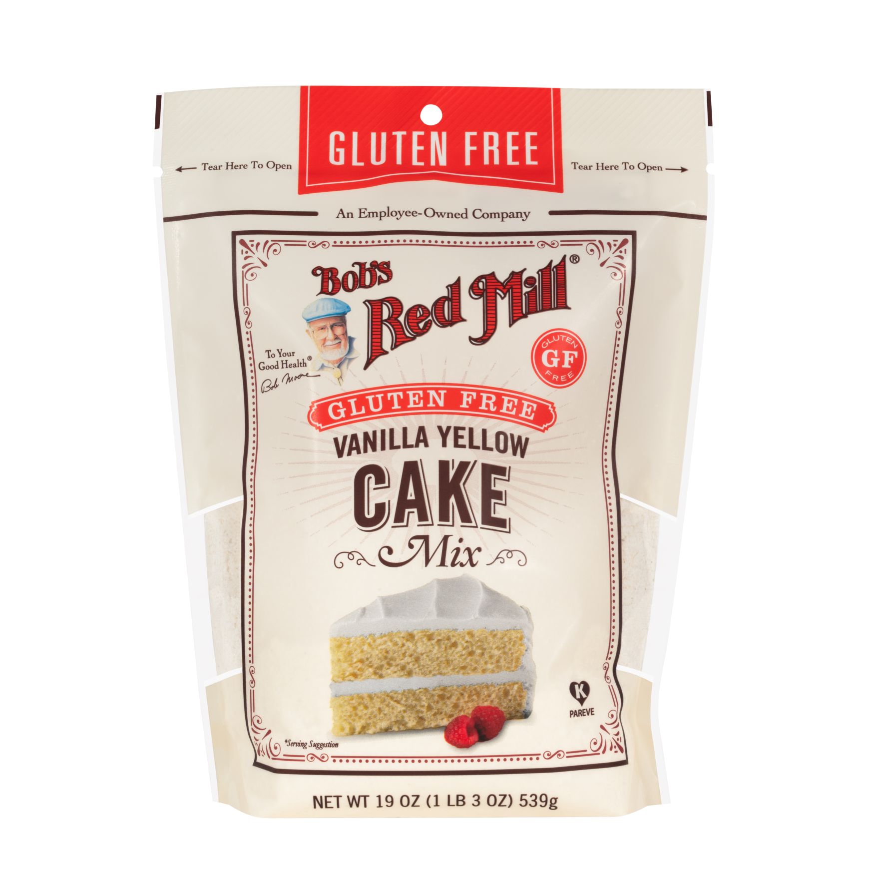 Bob's Red Mill Gluten Free Vanilla Yellow Cake Mix 539 g