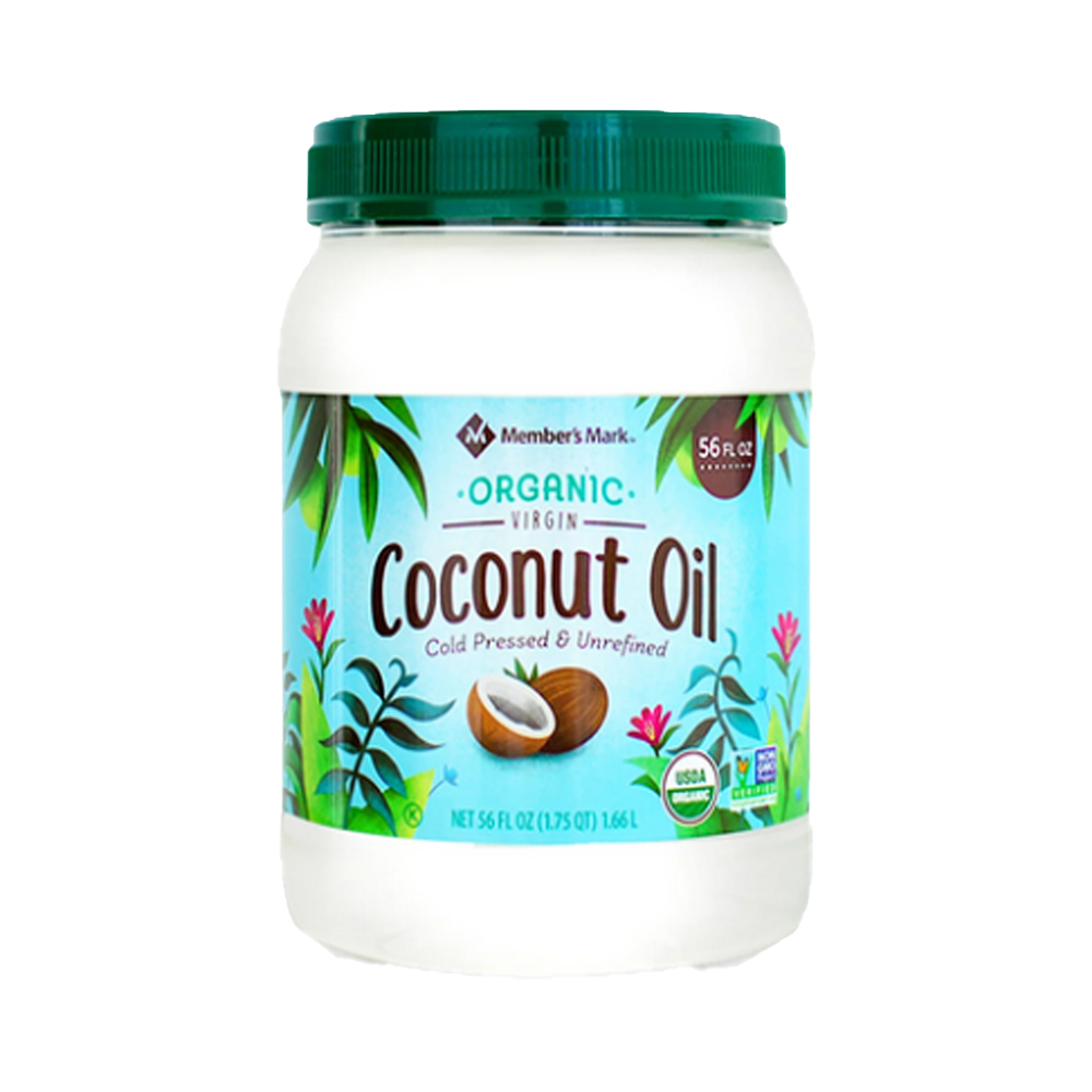 Member's Mark Organic Virgin Coconut Oil, Cold Pressed & Unrefined (56 oz.)