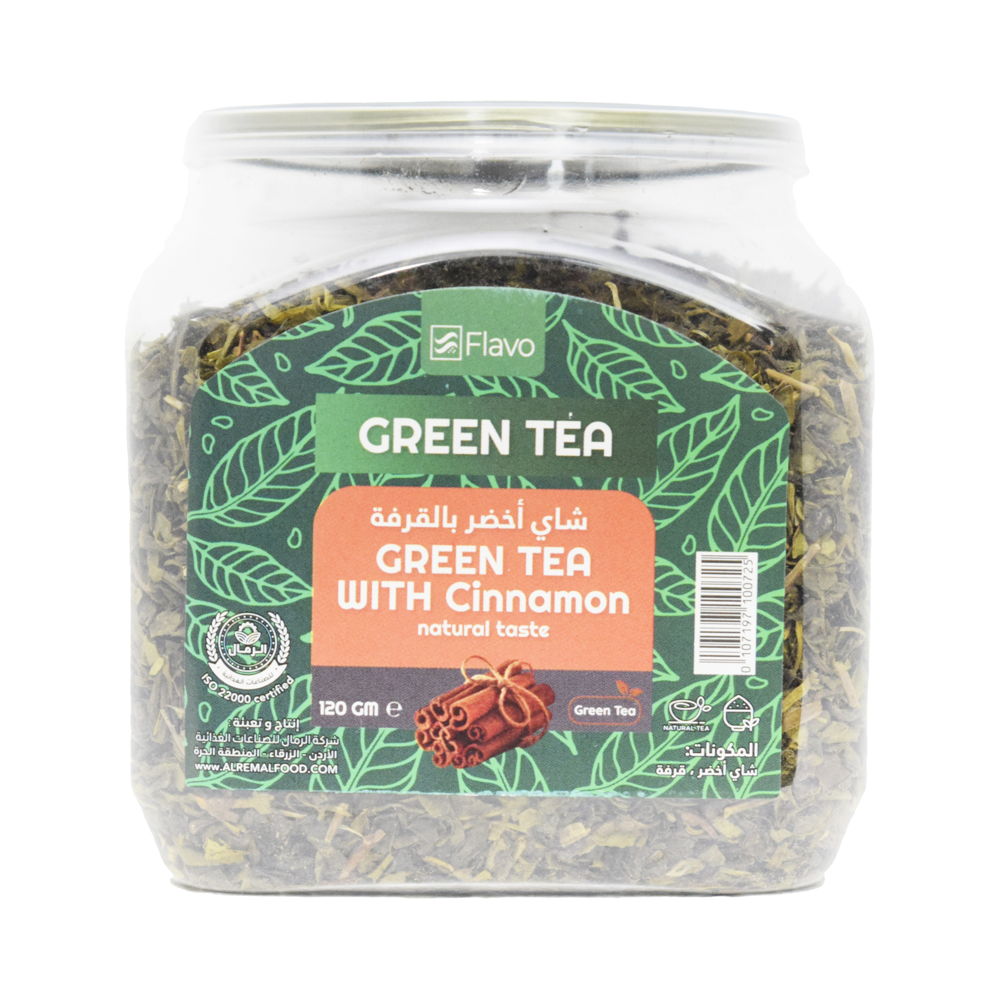 Flavo Green tea with cinnamon 120g