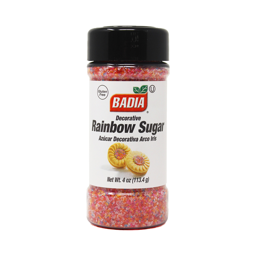 BADIA DECORATIVE RAINBOW SUGAR 113 g