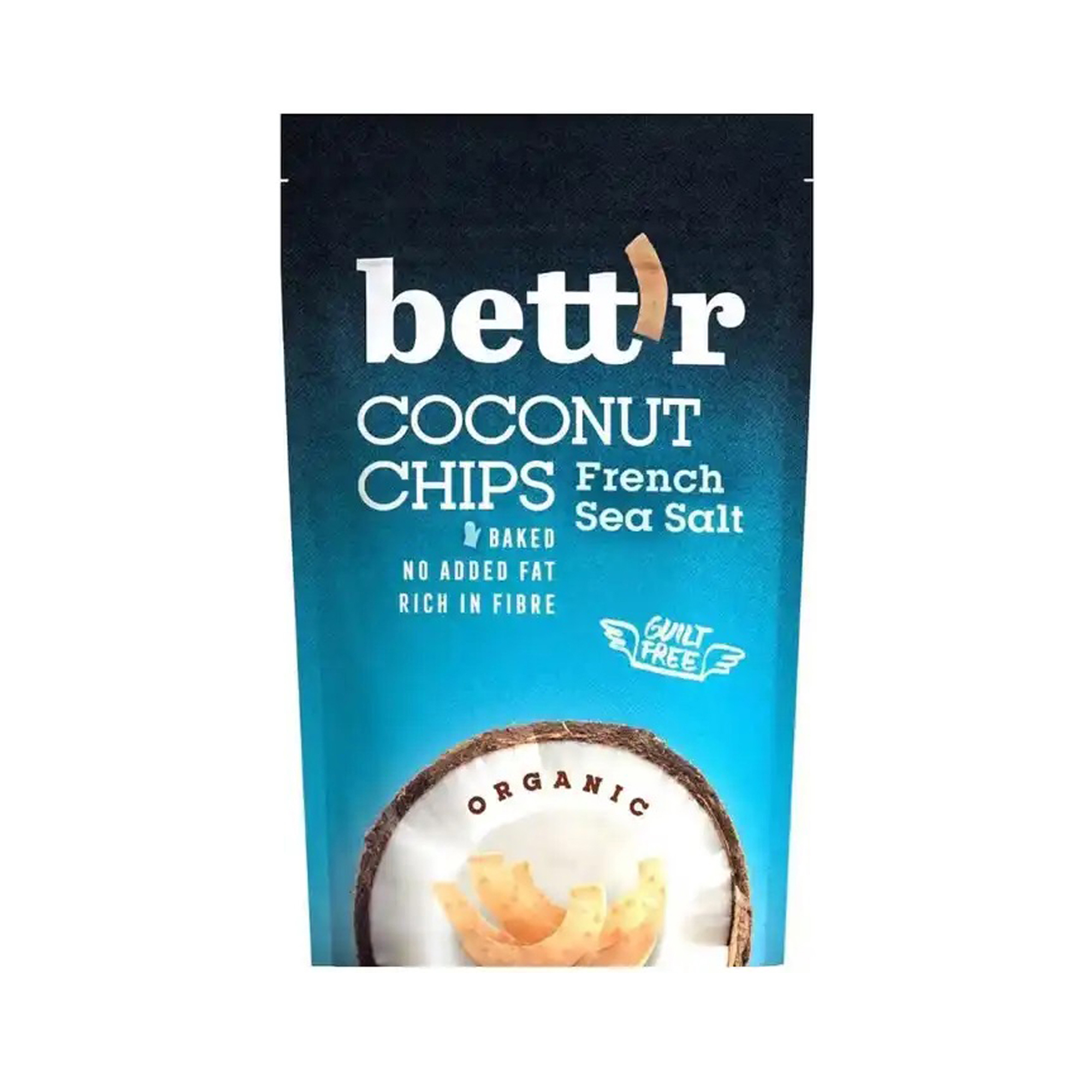 Bettr Coconut Chips 70 gr French Sea Salt Bio 70g