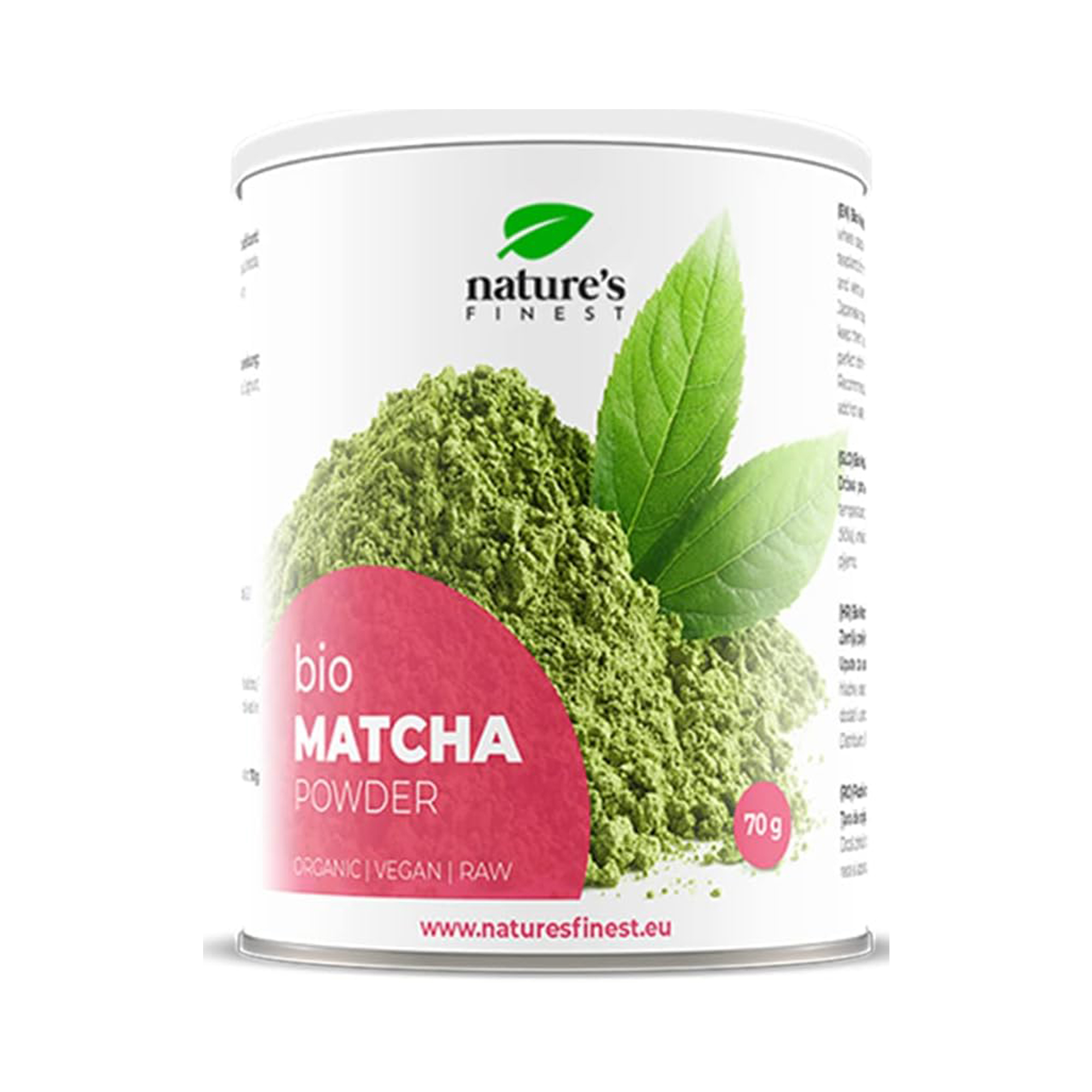 Nature's Finest Bio Matcha Powder | 100% 70g