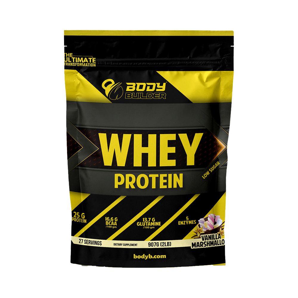 Body Builder Whey , 2 LB 27SERVINGSVanilla Marshmallow