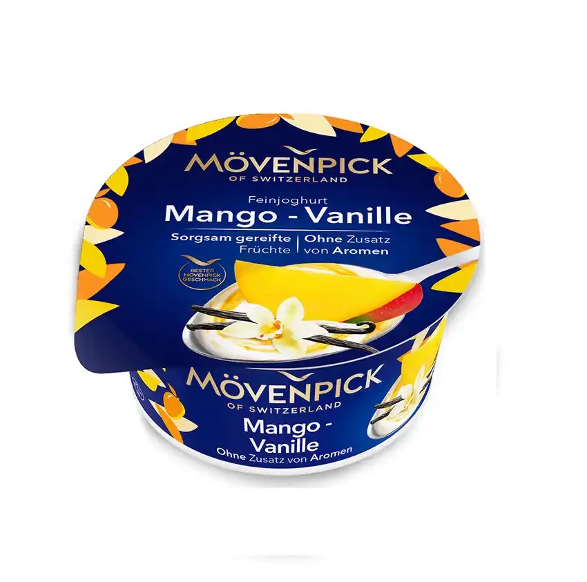 Movinpick Greek Yogurt Vanilla And Mango Flavor, 100g