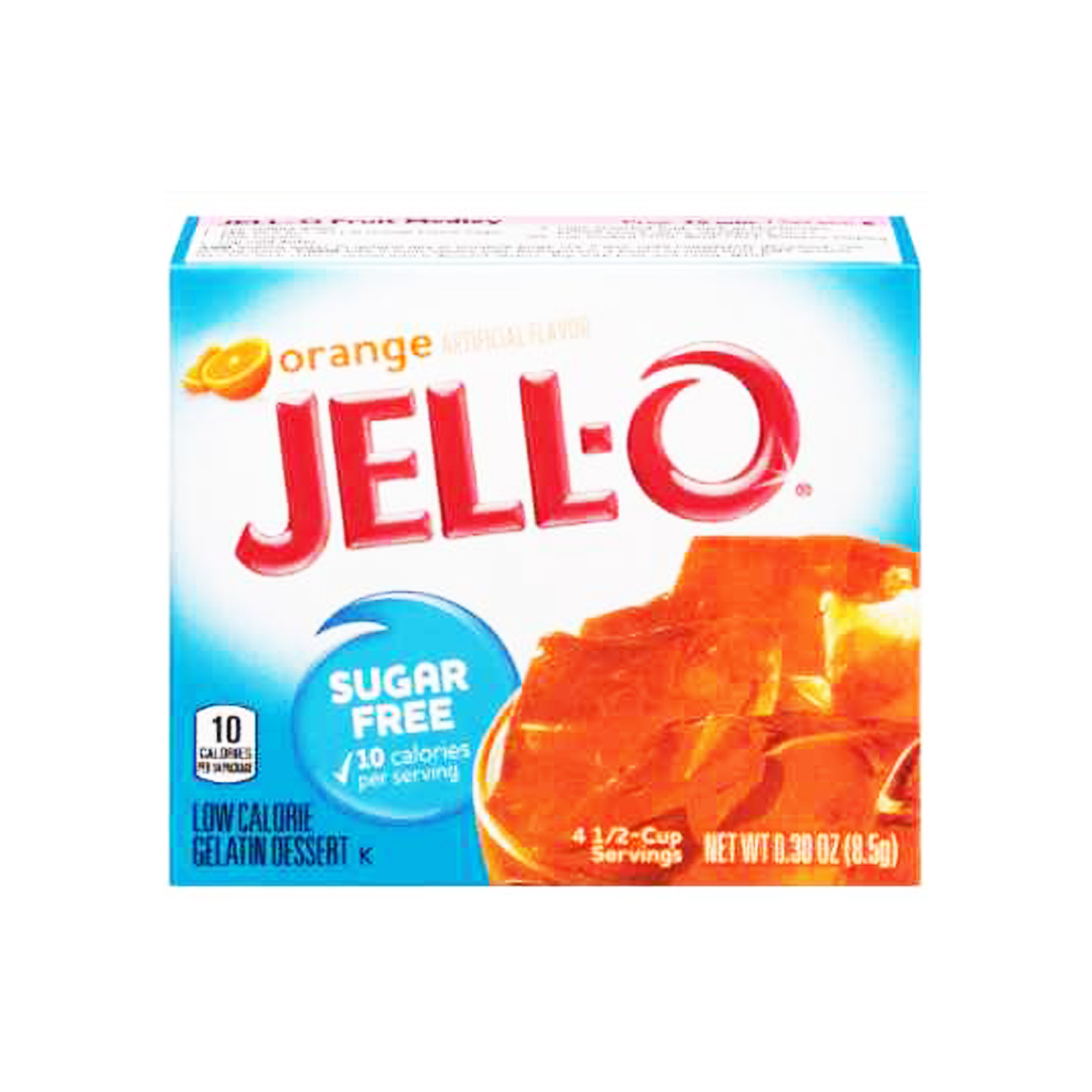 jello Sugar-free orange jello 8.5 g