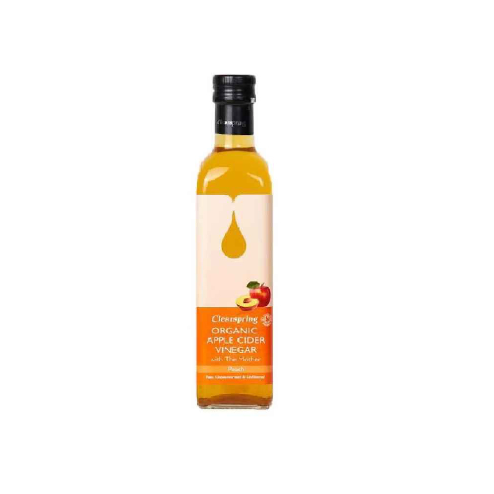 Clearspring Organic Apple Cider Vinegar With Peach 500ml