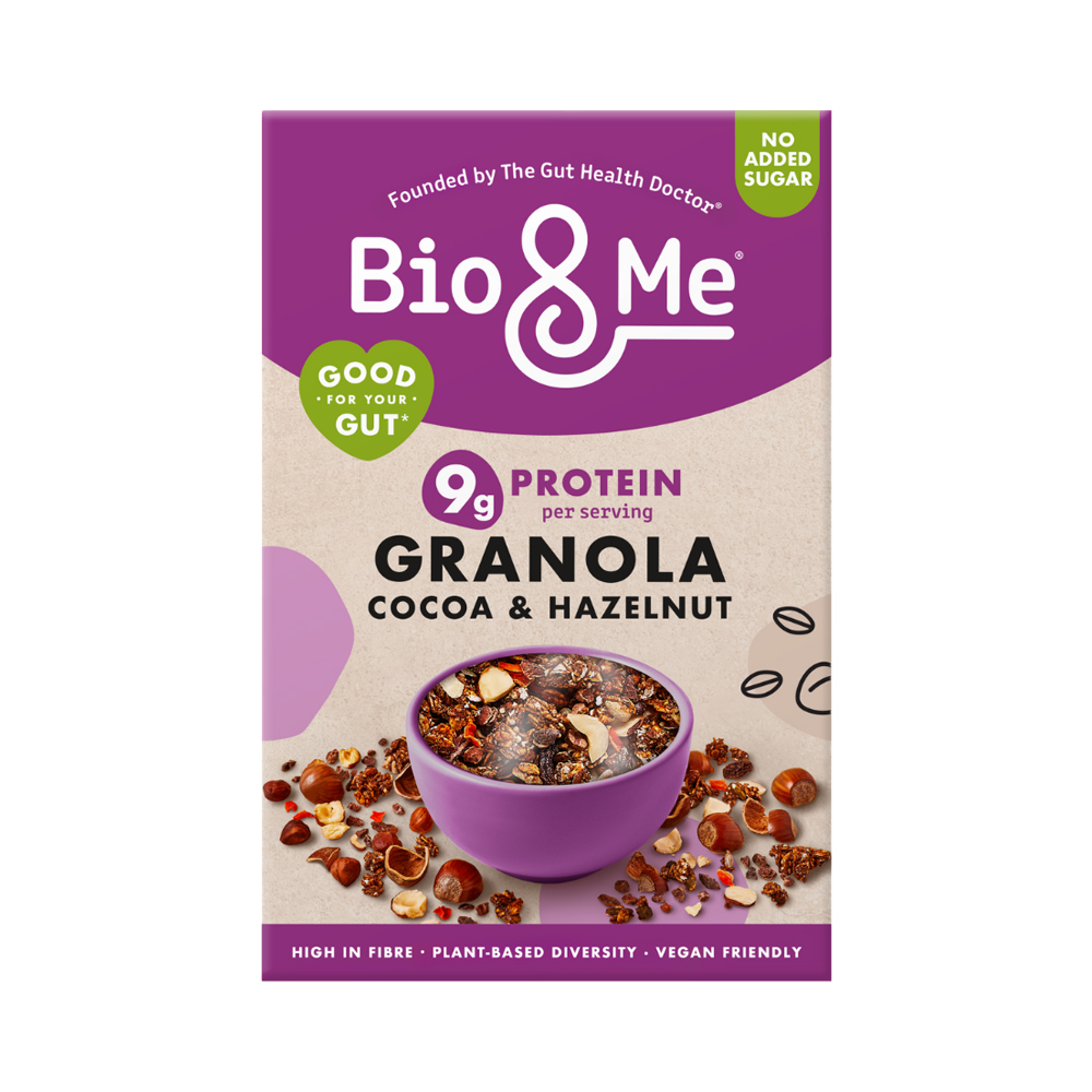 BIO ME COCOA & HAZELNUT GUT-LOVING GRANOLA360