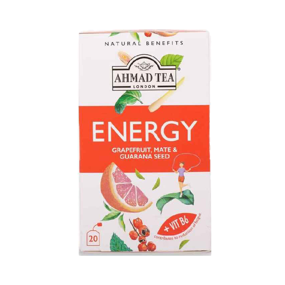 Ahmad Tea Energy Grapefruit Flavor 20 Bags