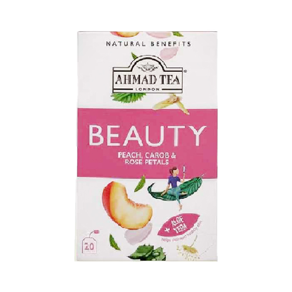 Ahmad Tea Beauty With Peach And Carob Flavor 20 Sachets