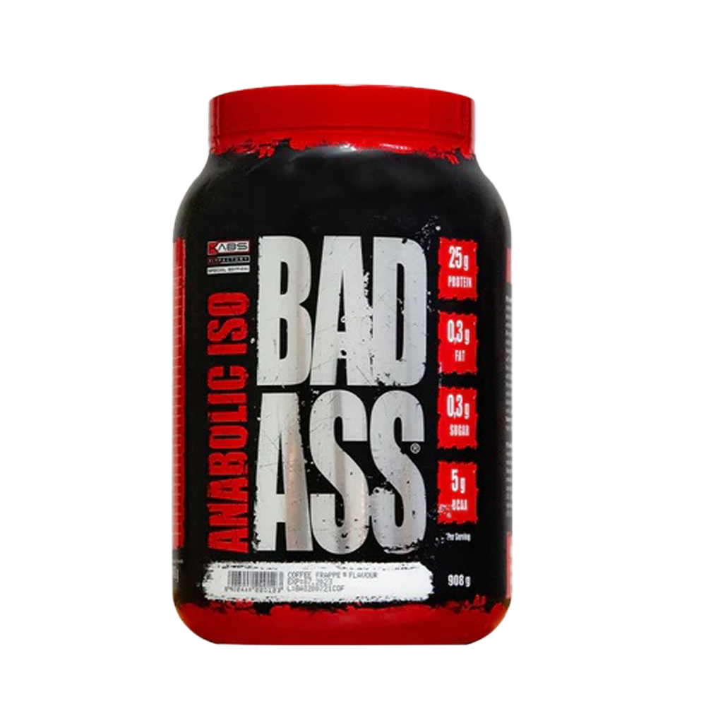 Bad Ass Anabolic ISO 908g 30 servings Strawberry