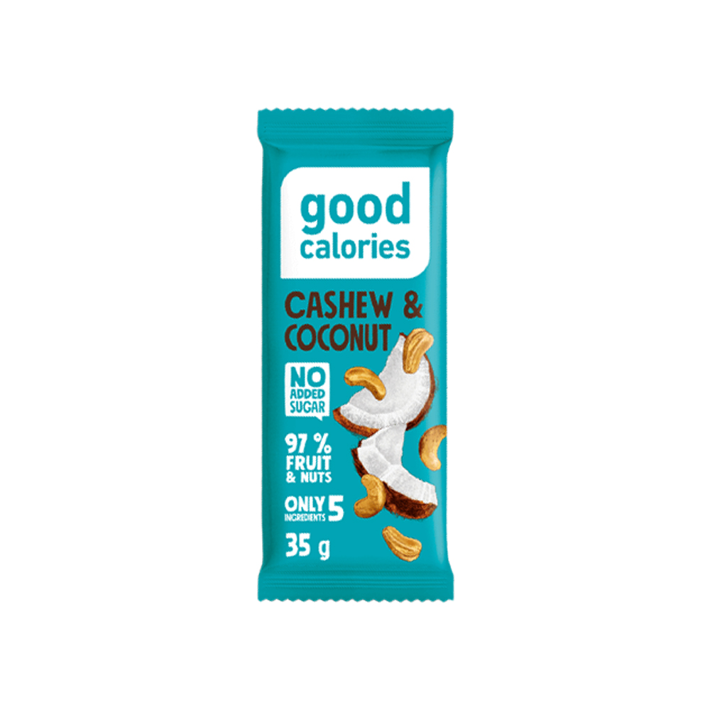 Good calories bar cashew coconut 35g