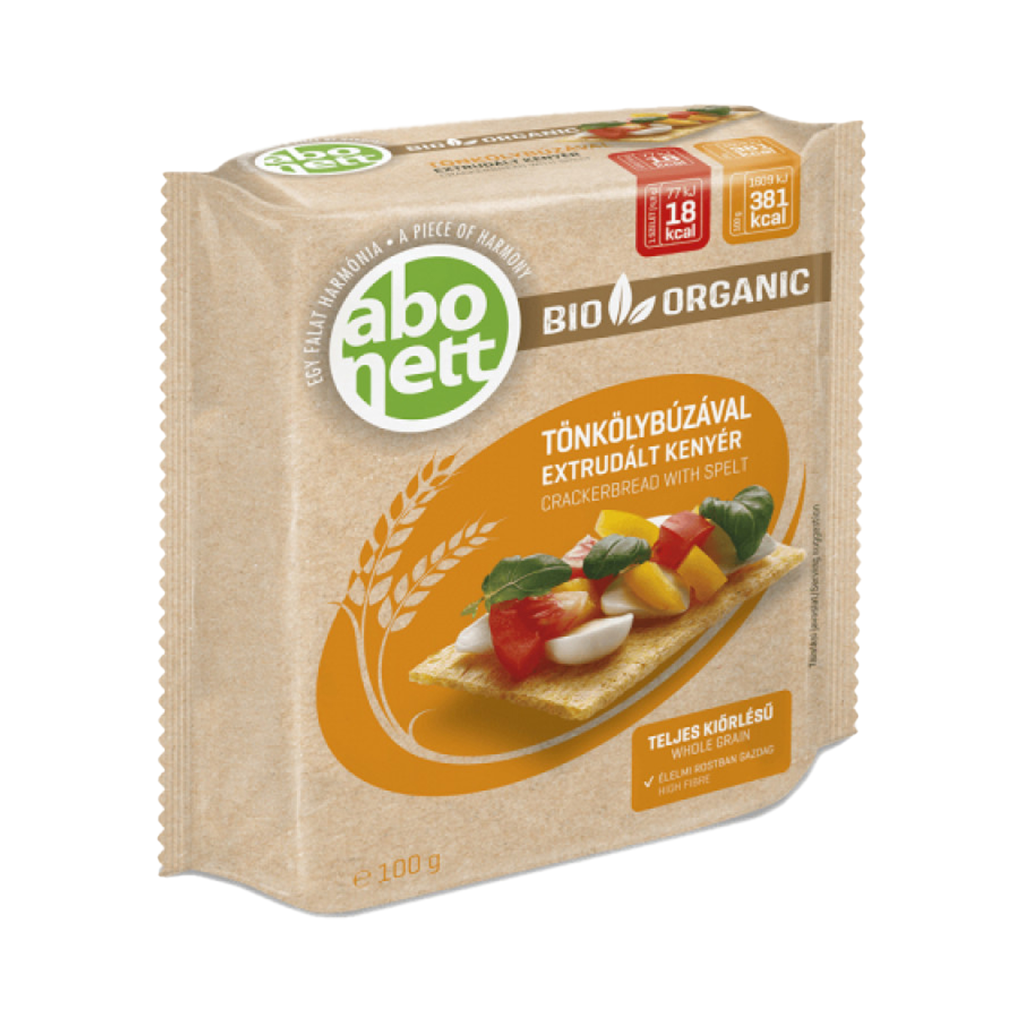 Abo Nett Organic Cracker Bread With Wheat 100 g