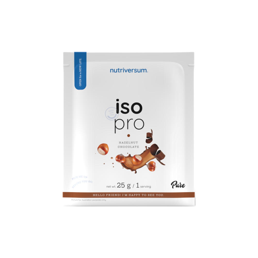 Nutriversum IsoPro 25g Single Serving Chocolate Hazelnut