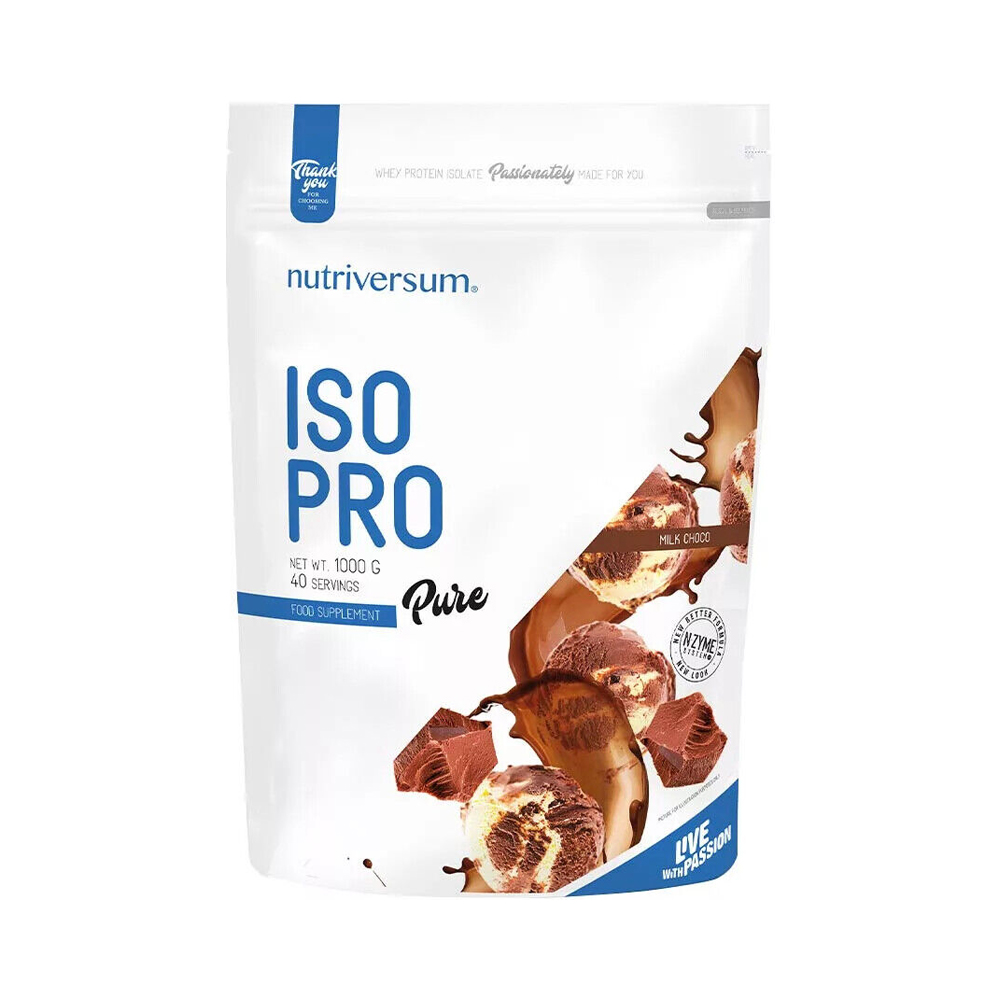 Nutriversum ISO Pro 1kg 40 servings milk chocolate