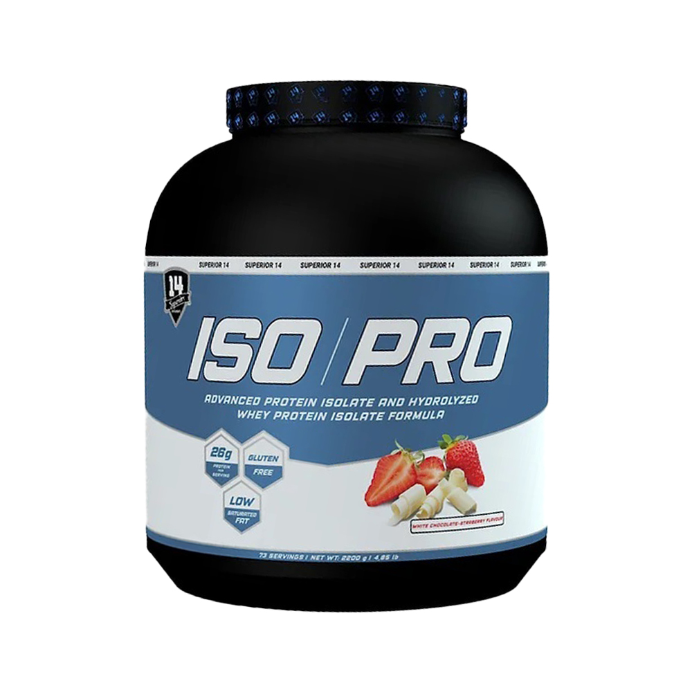 Superior 14 ISO pro zero 2.2kg 73 servings white chocolate strawberry