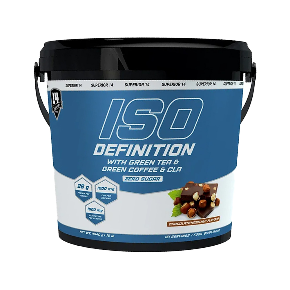 superior 14 Iso Definition 4.54kg 151 servings chocolate hazelnut