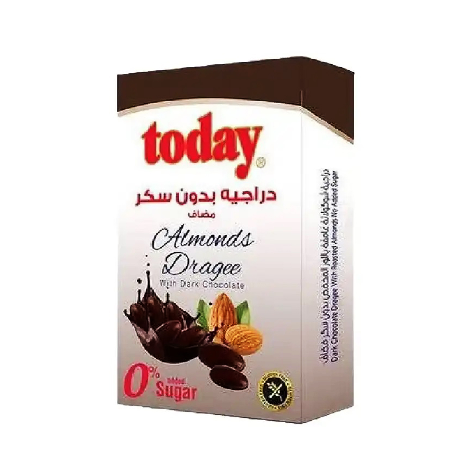 TODAY Dark Chocolate Dragee Almond 60g