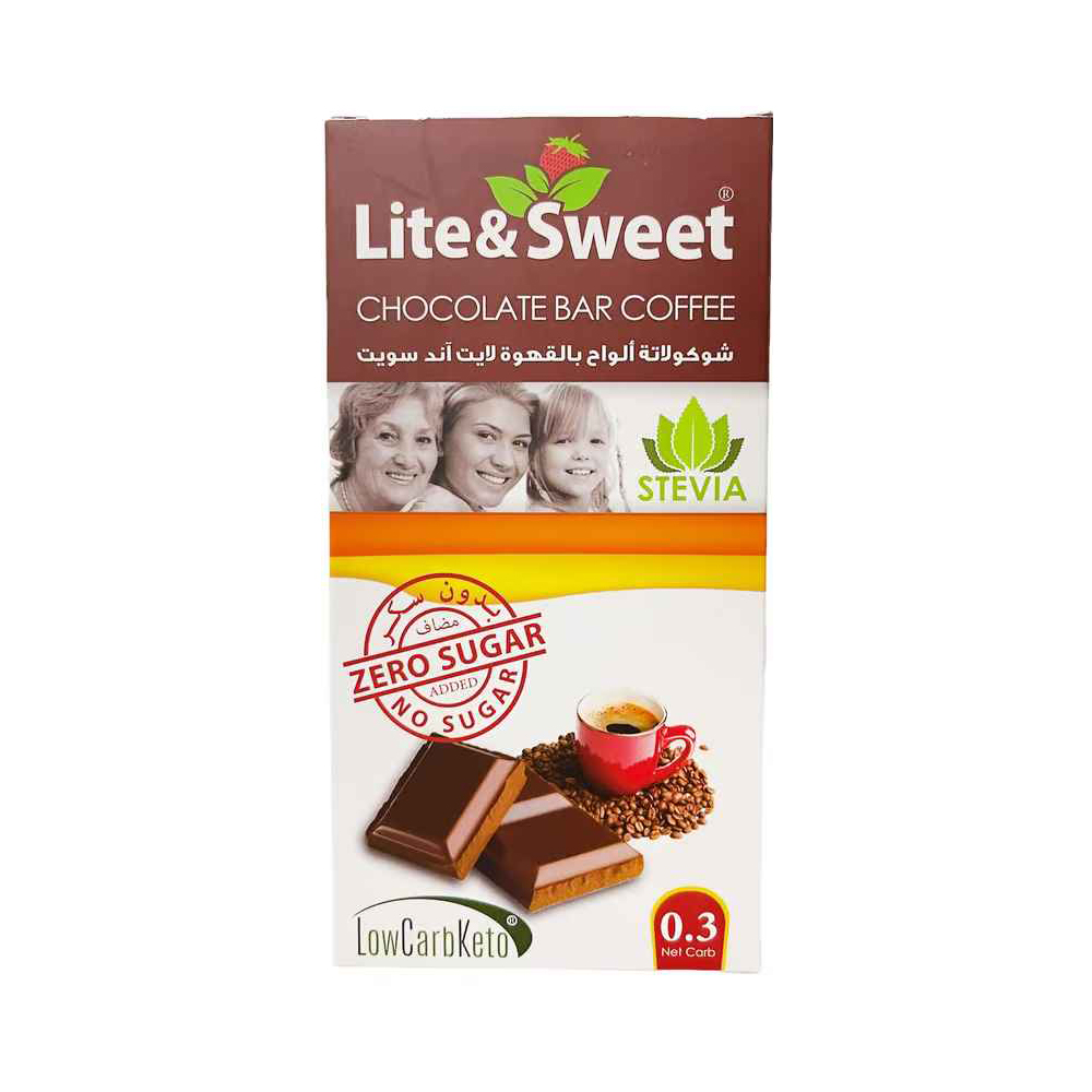 Light And Sweet Chocolate Coffee Bar 100 g