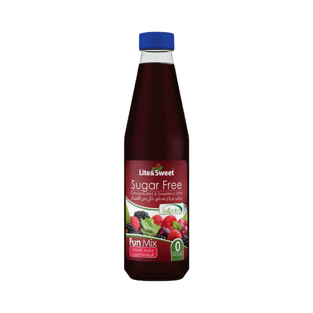 Light And Sweet Raspberry Syrup Sweetened Concentrate 975 ml