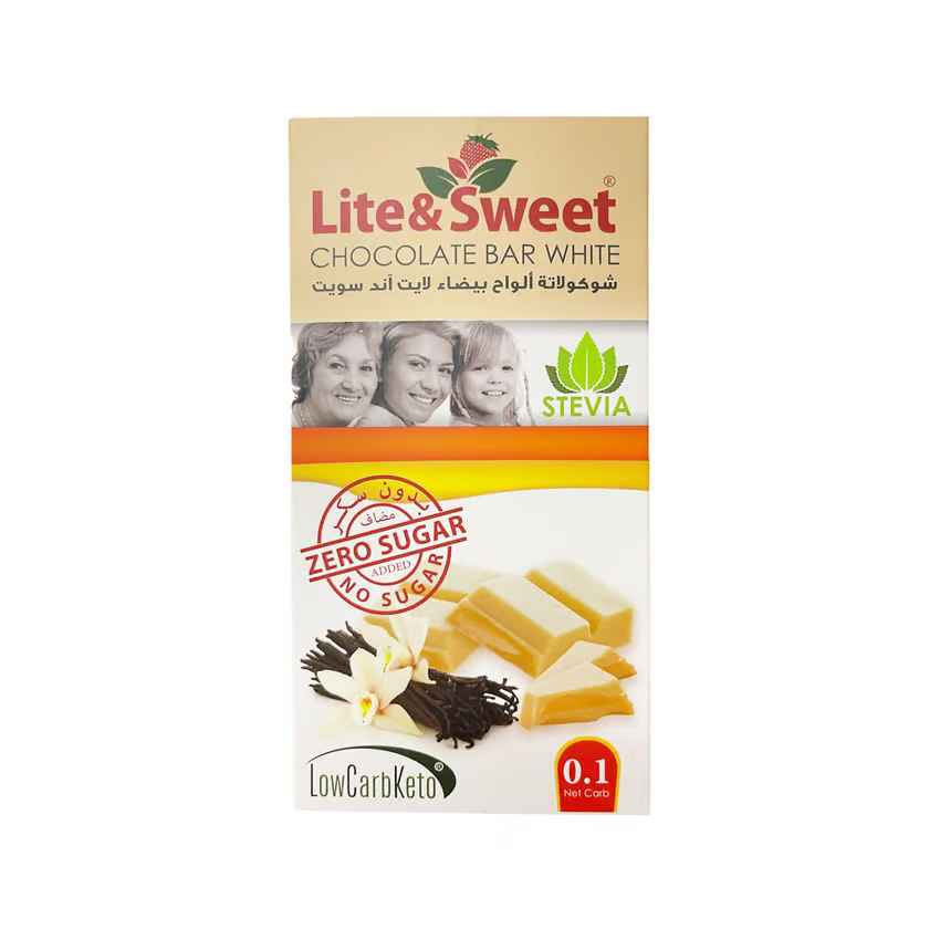 Light And Sweet White Chocolate Bar 100 g