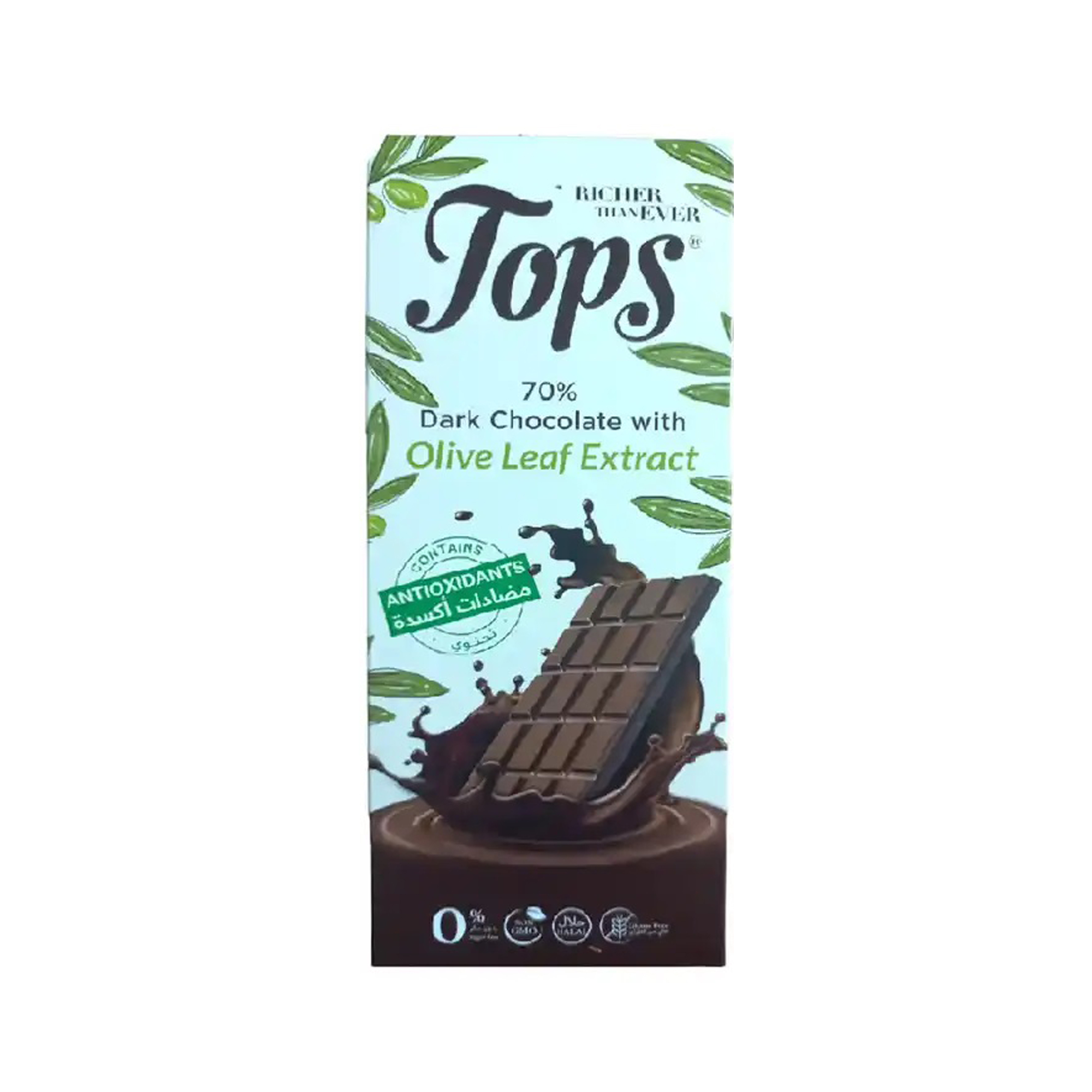 Tops Antioxidant Chocolate 70% 50 g