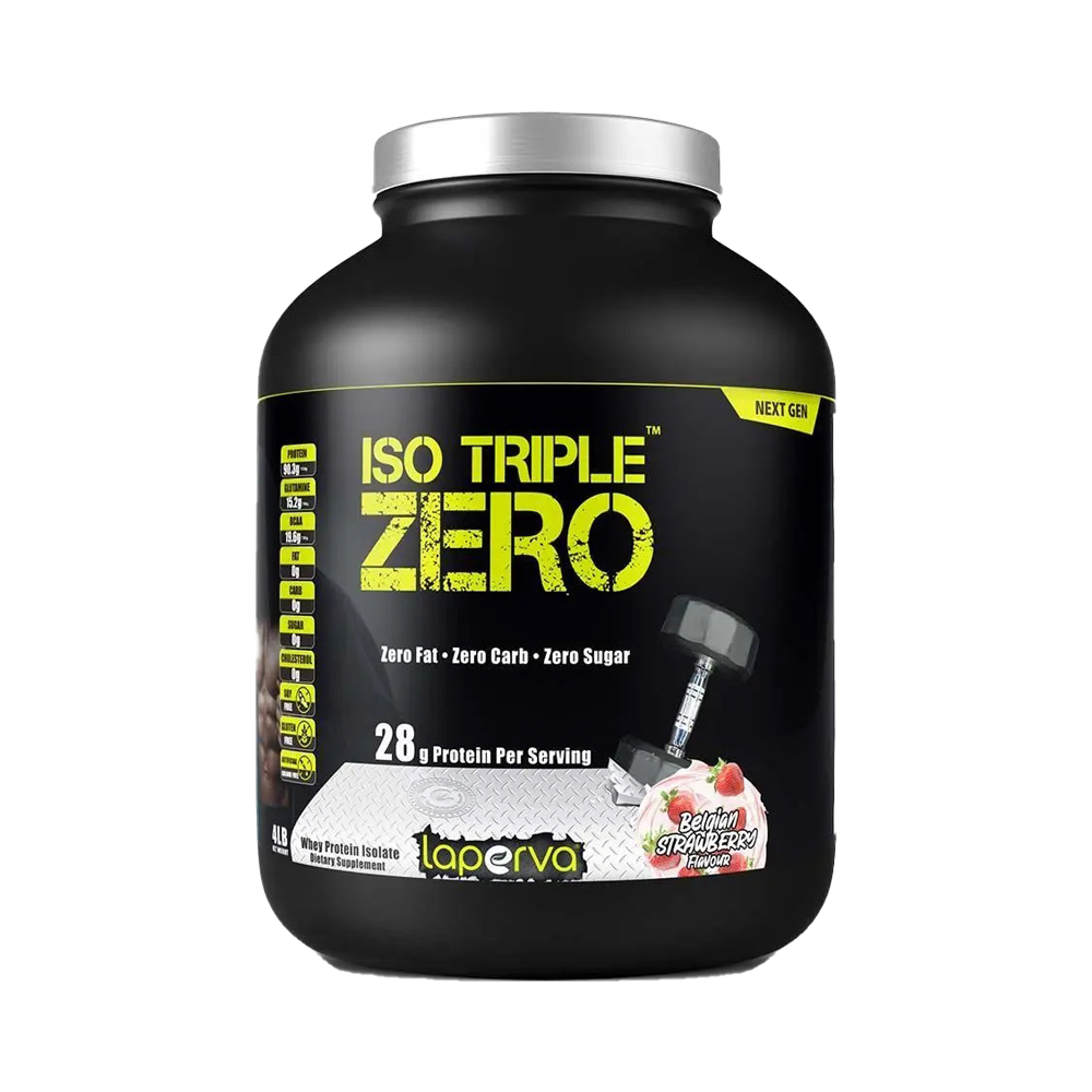 Laperva Iso Triple Zero Next Generation Whey Protein, Belgian strawberry , 4 LB