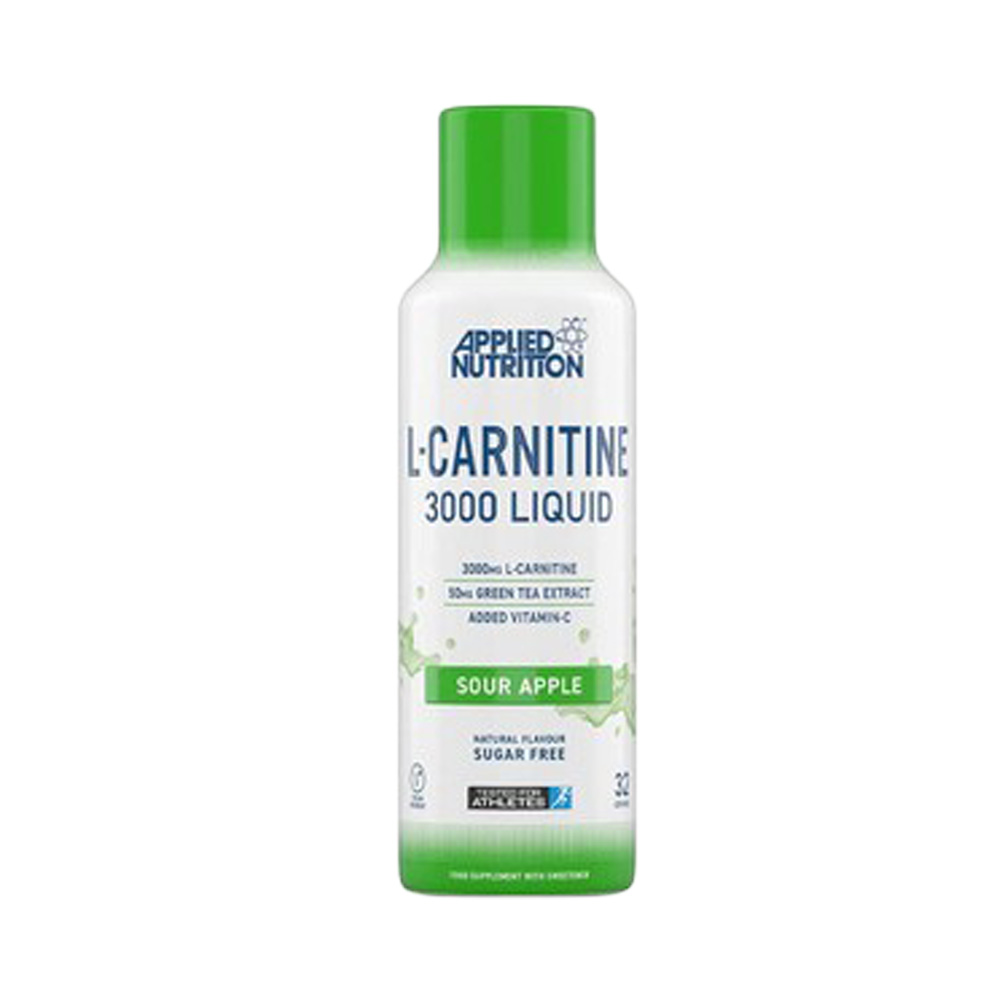 Applied Nutrition L Carnitine Liquid, 3000 mg, Sour Apple