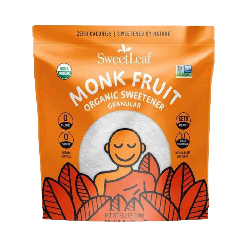 Granular Monk Fruit Sweetener Bag, 800 Grams