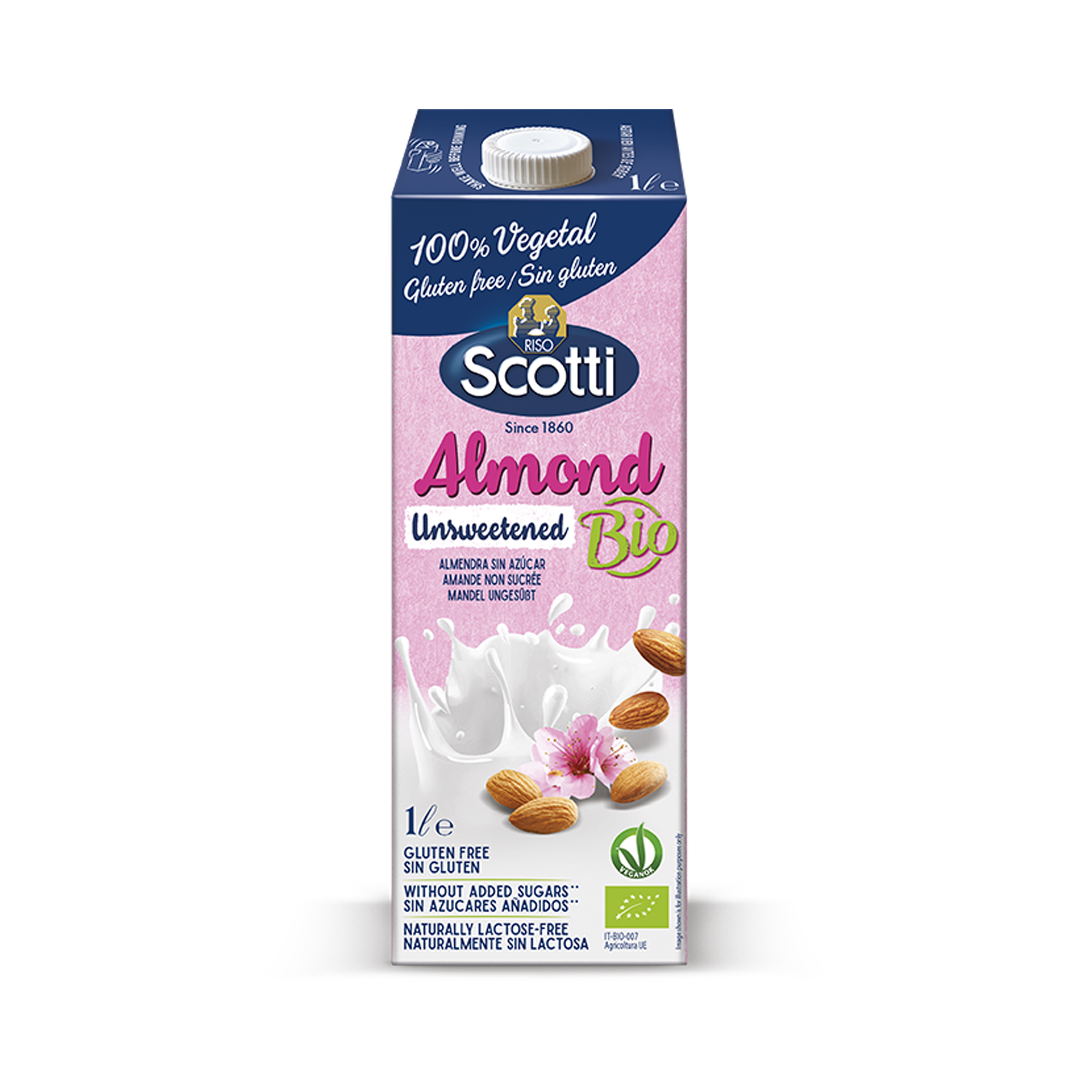 Scotti Almond Milk Unsweetened 1 Ltr