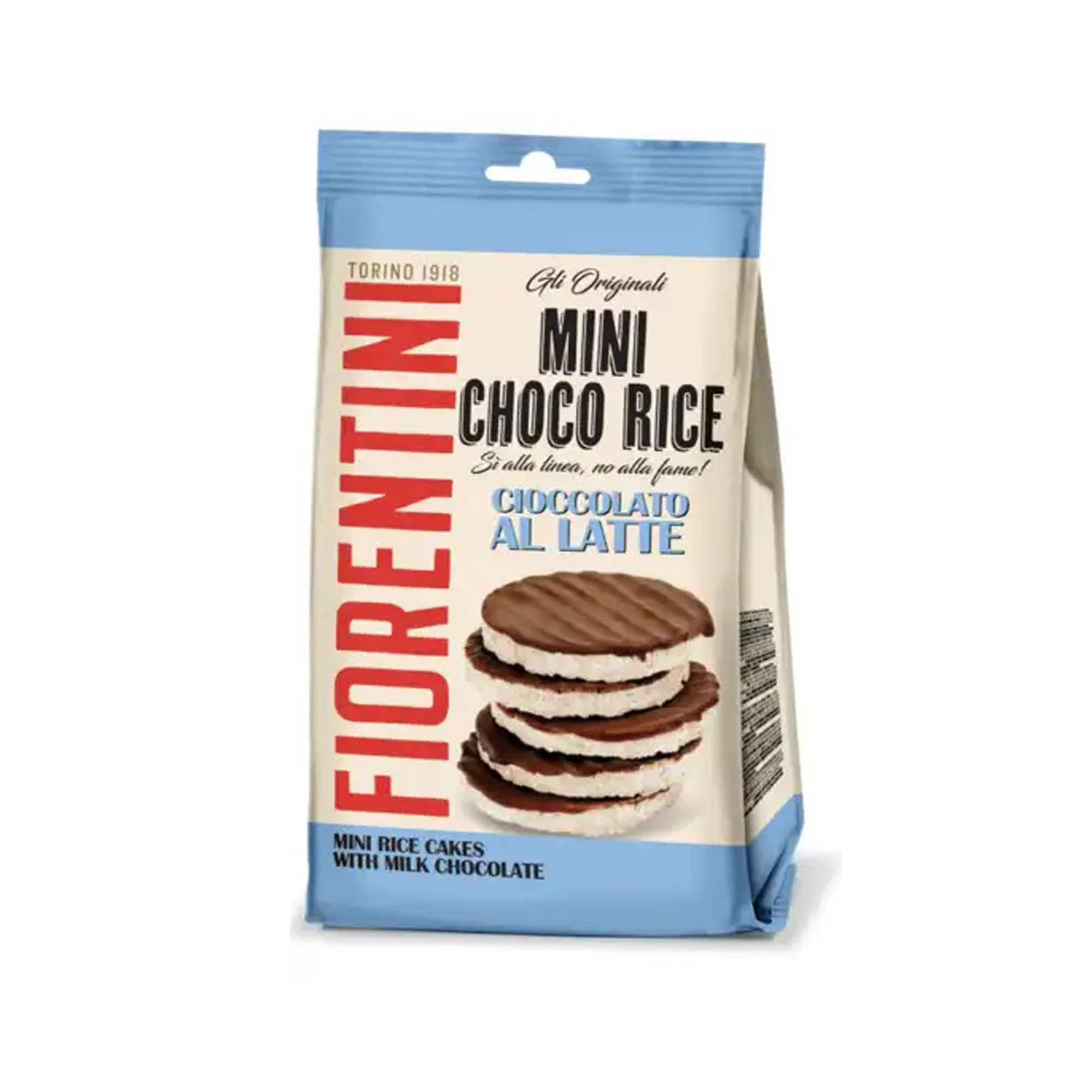 Mini rice cakes with milk chocolate 60g