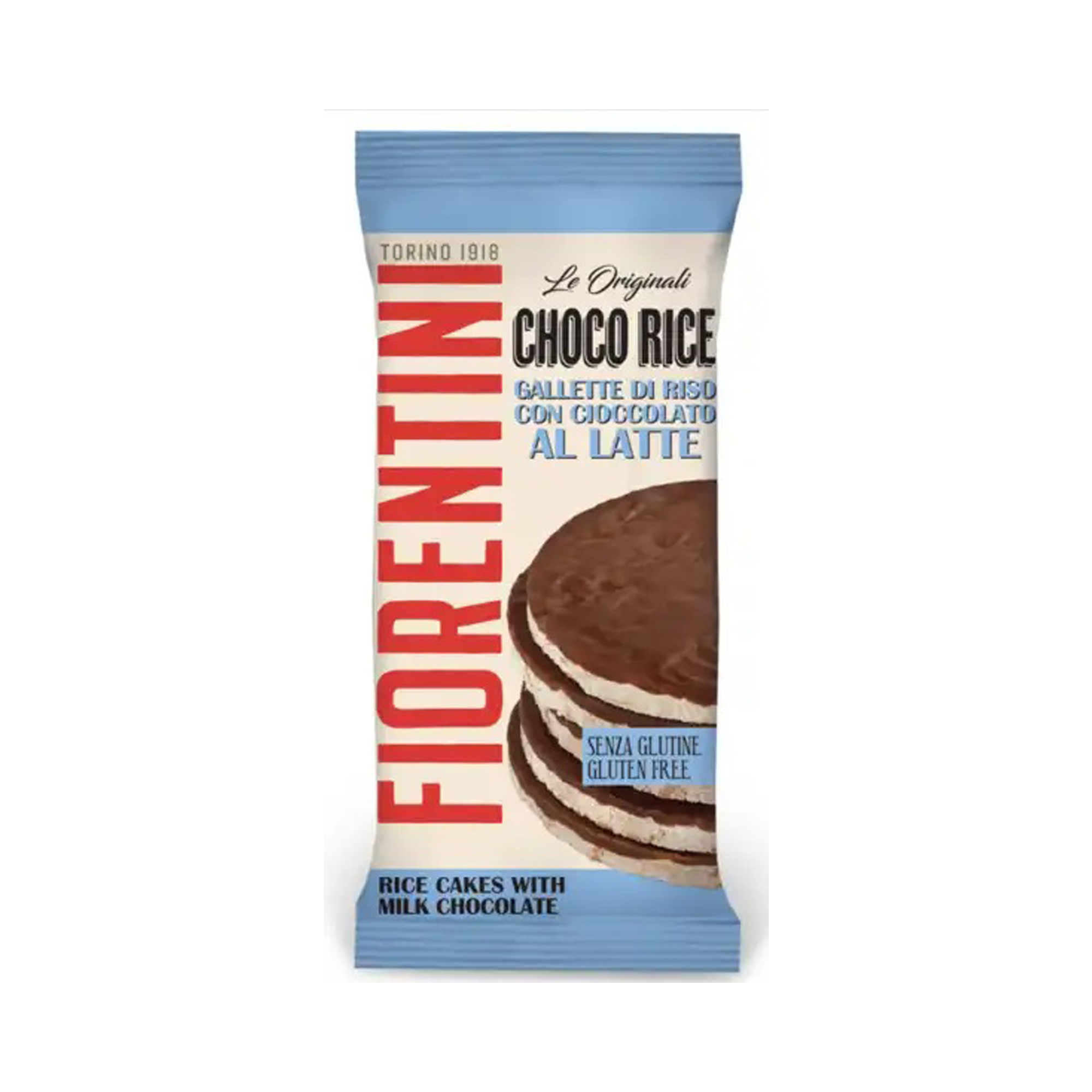 Rice cakes with milk chocolate 100g