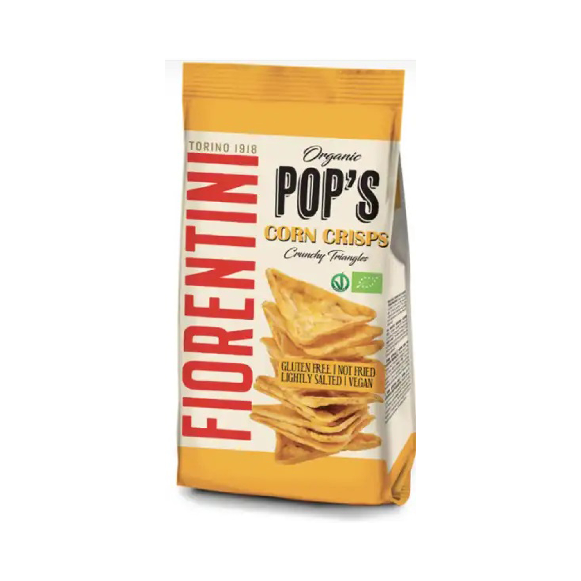 Fiorentini Organic Pop's Corn Crisps 100g