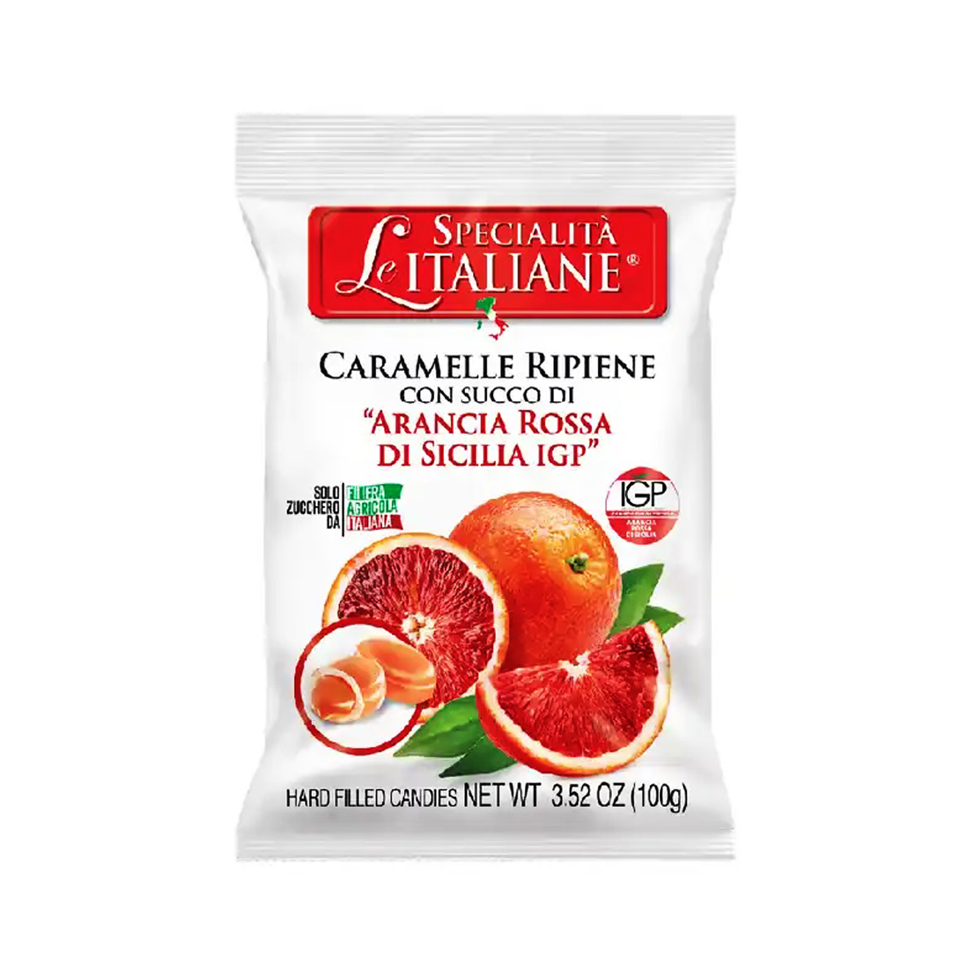 Serra Filled Candies with Juice of Sicilian Blood Orange PGI, 100 g