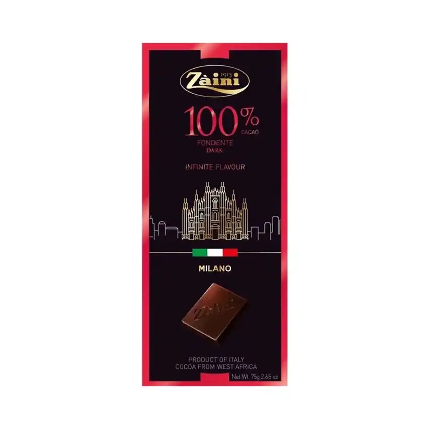 ZAINI CHOCOLATE 100% COCOA 75g