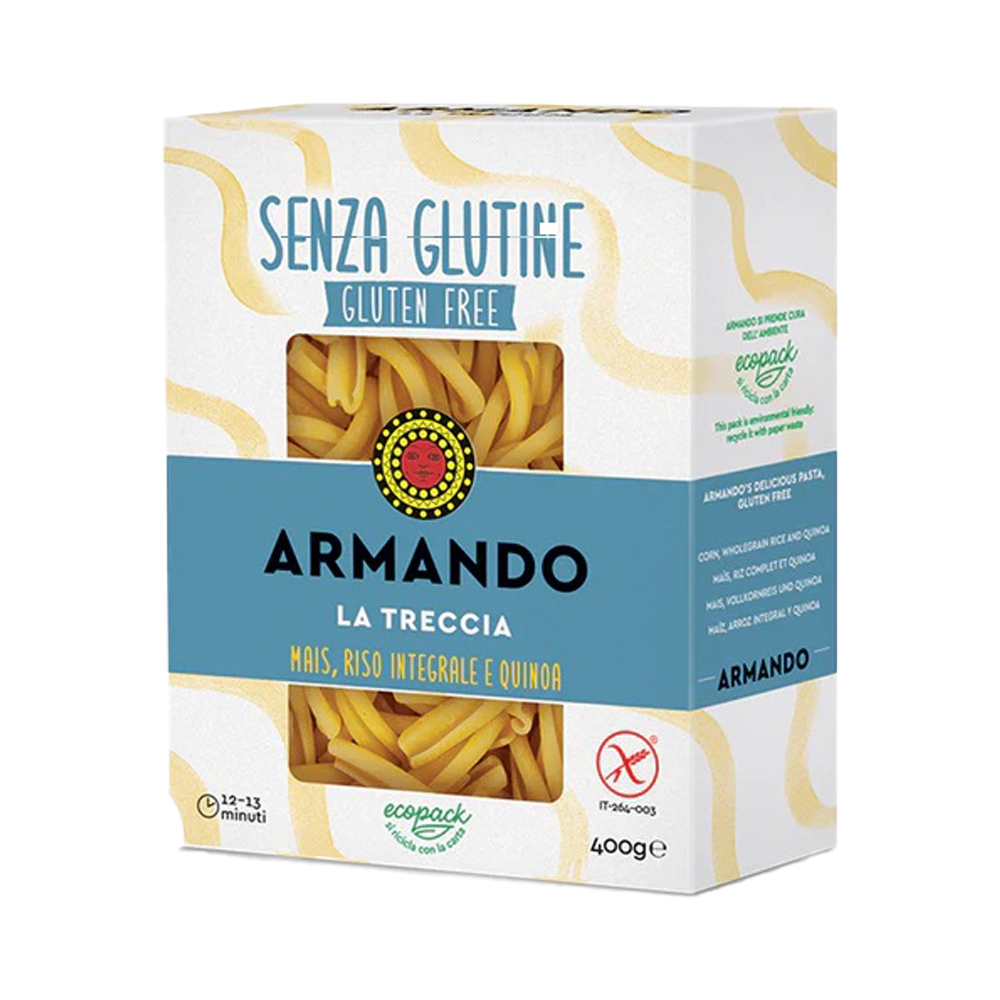 Armando La Treccia senza glutine Italienische glutenfreie Pasta 400g