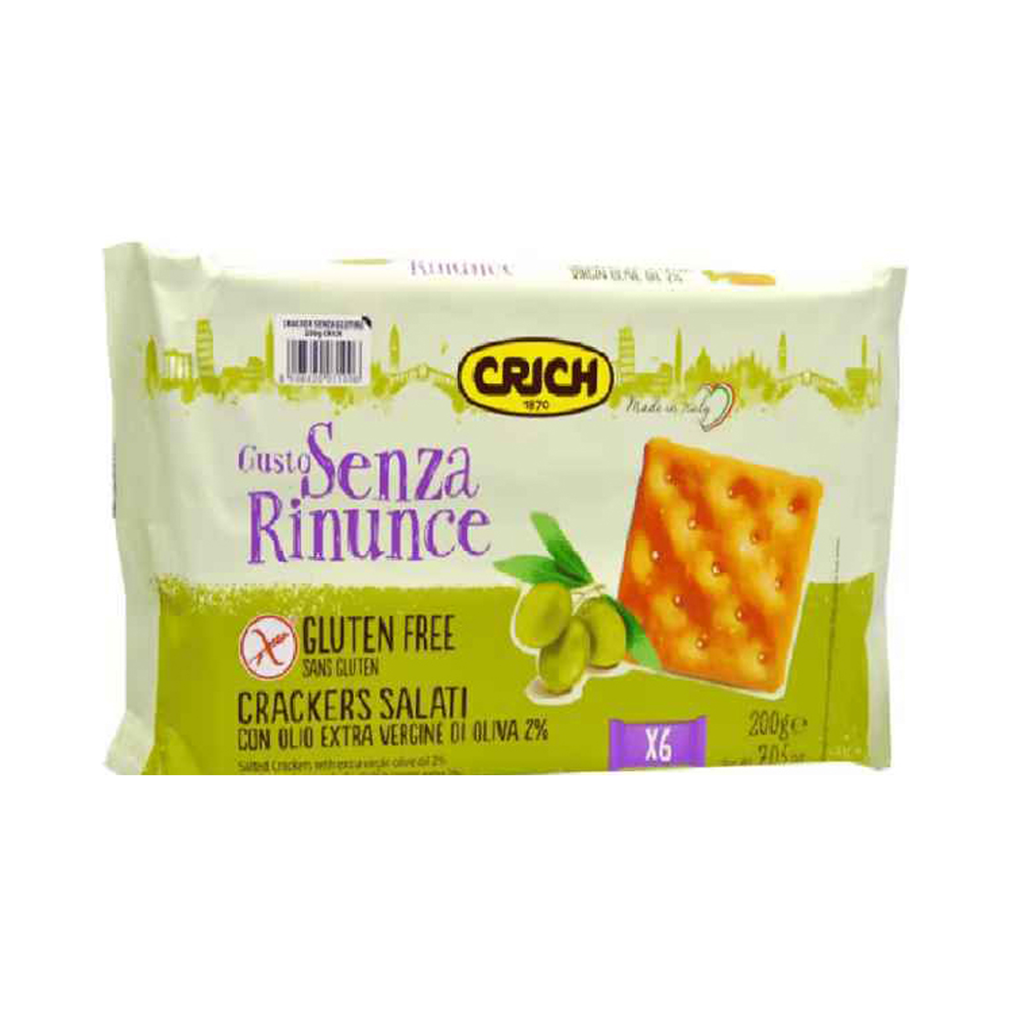 Crich Crispy Crackers With Olive Oil 200g