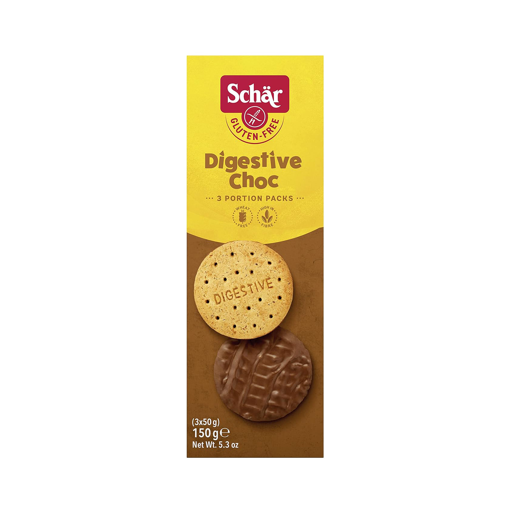 Schär Digestive Choc, gluten free (3 x 50 g)