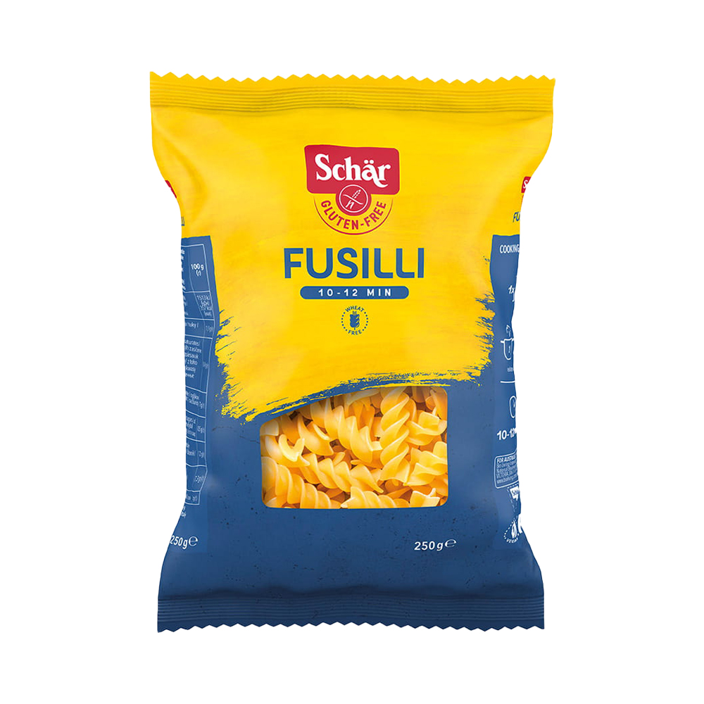 Schar Fusilli Pasta Gluten Free 250G