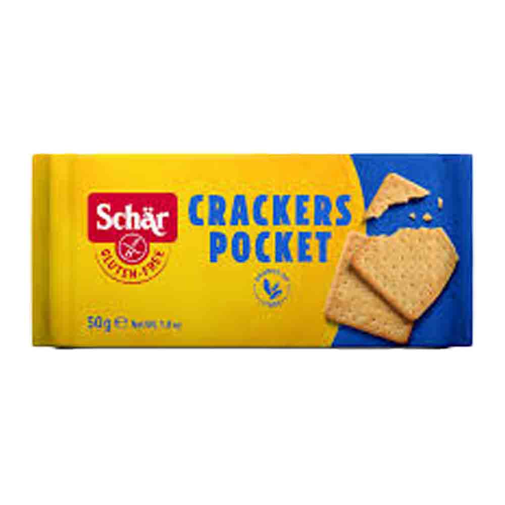 Dr. Schar Biscuiti fara gluten Crakers Poket, 50 g,