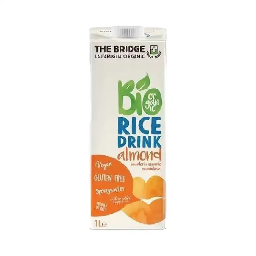 The Bridge Organic Rice And Almond Milk Sugar Free 1 Liter