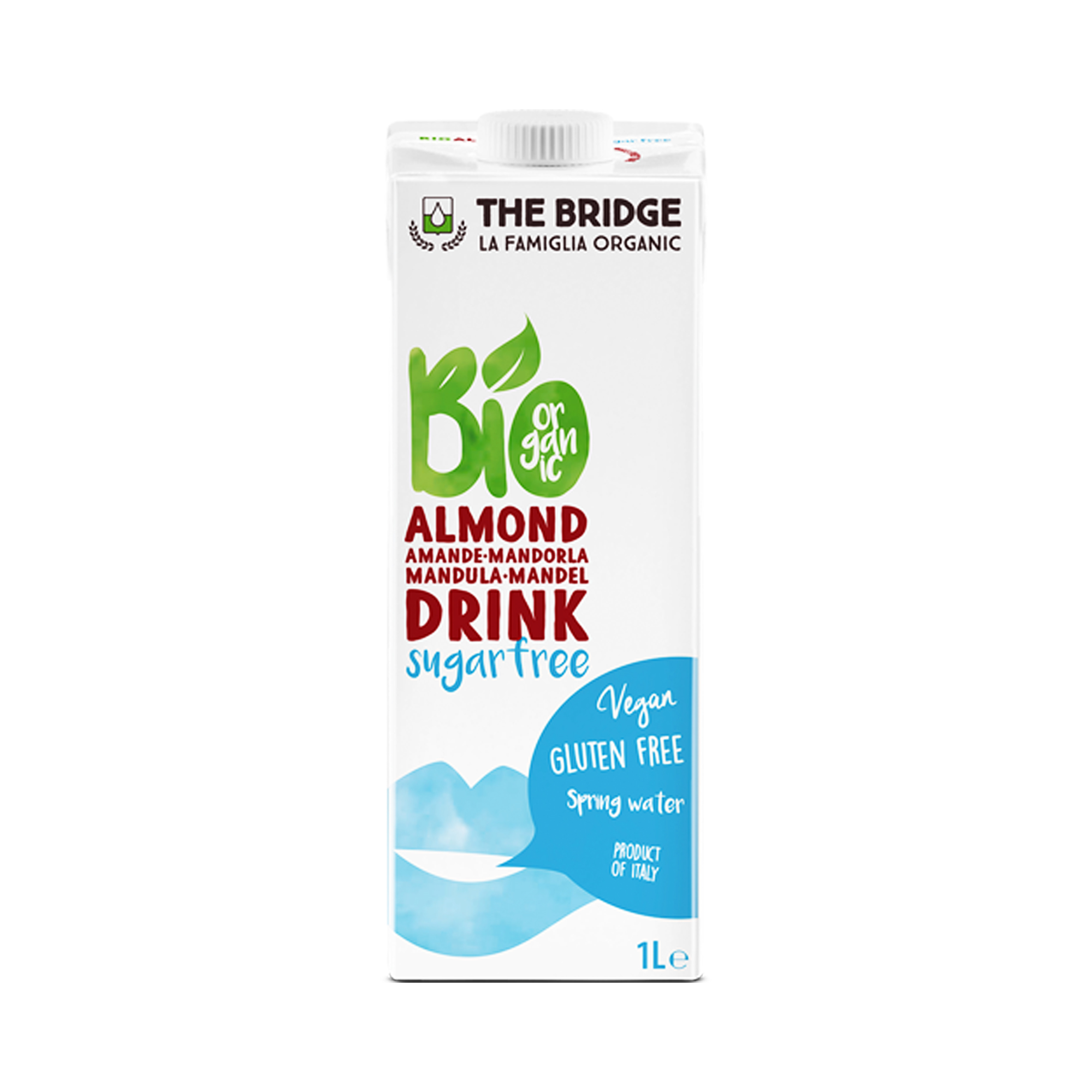 The Bridge Organic Almond Milk Sugar Free 1 Liter