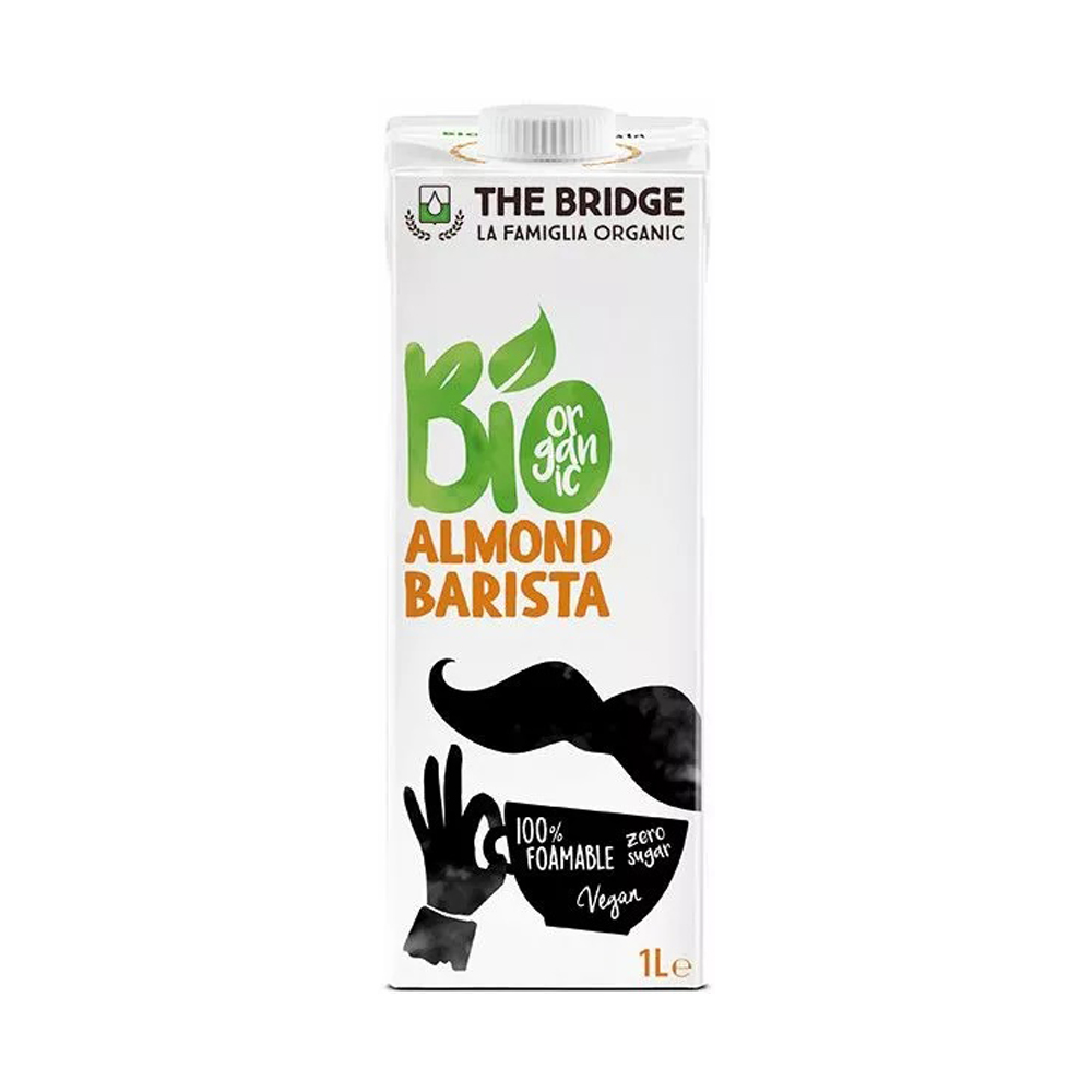 the bridge Almond Barista milk organic 1L