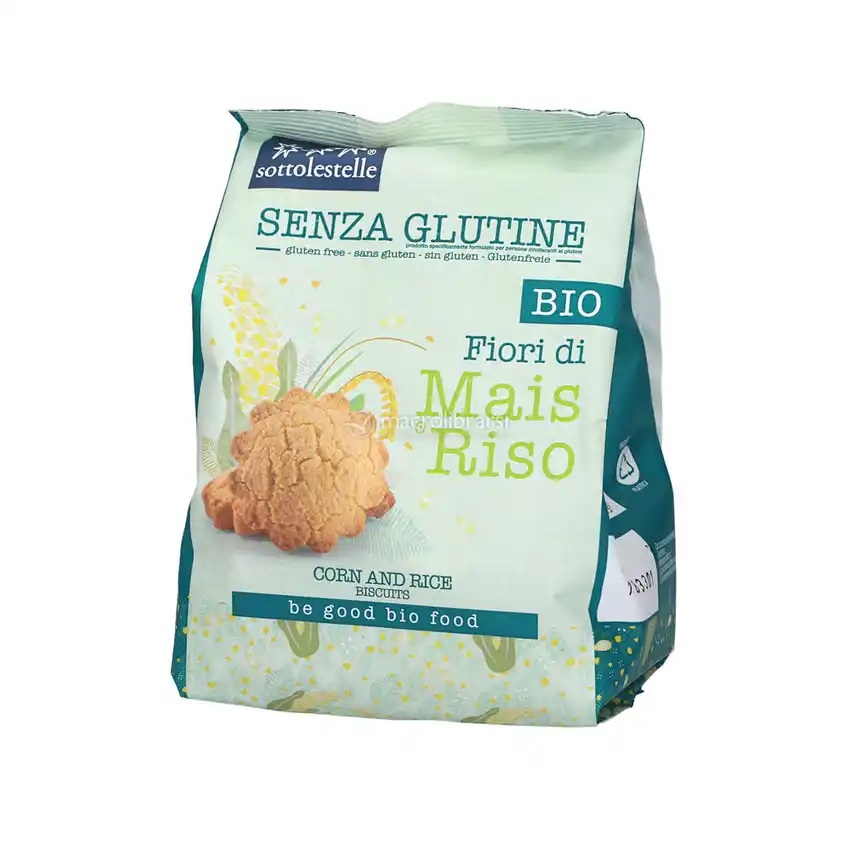 Sottolestelle Organic GF Rice & Corn Biscuits 250g