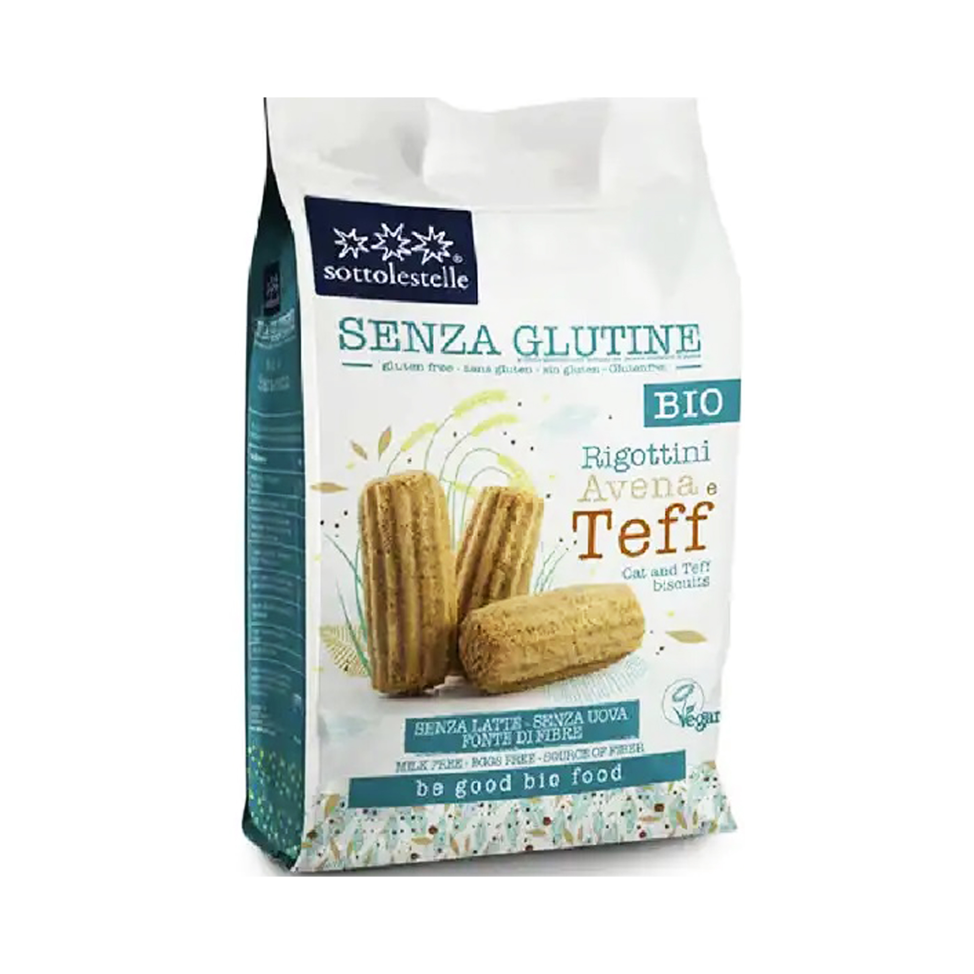 Sottolestelle Organic GF Oat & Teff Biscuits 250g