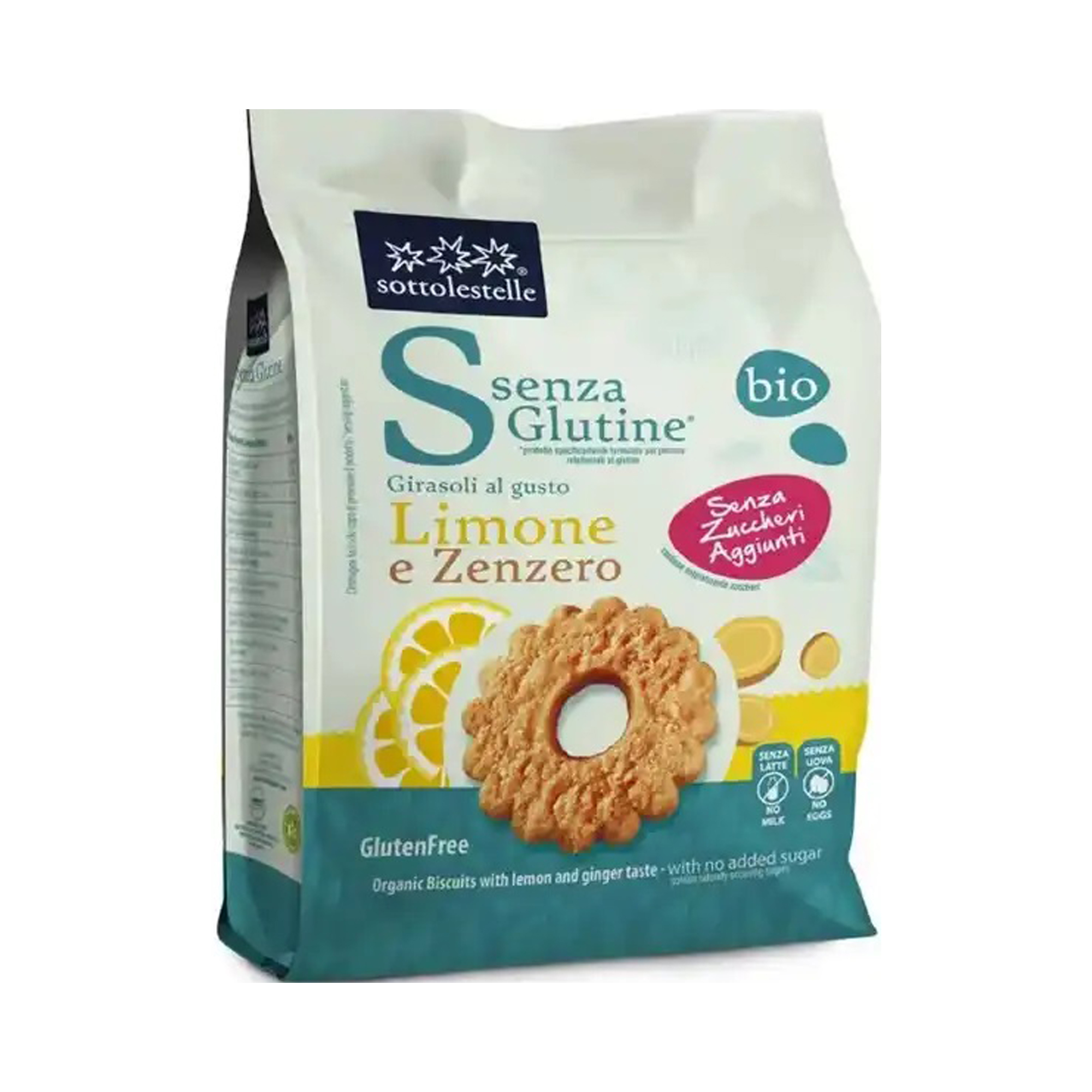 Sottolestelle Gluten Free Biscuits w Lemon & Ginger 250g