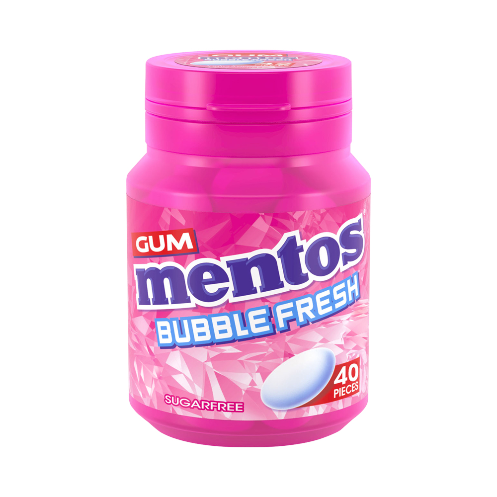 Mentos Bubble Fresh Gum 56g